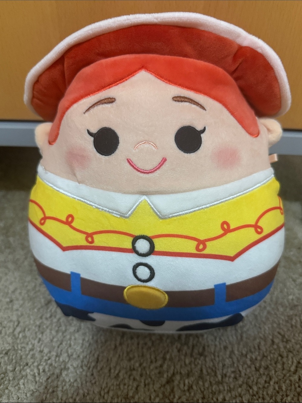 “Jessie”Cowgirl- Red Hair, Yellow Outfit squishmallow!